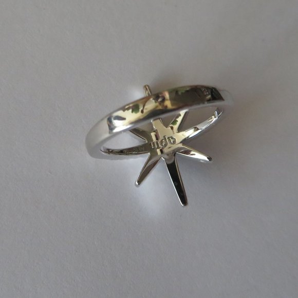 APM Monaco Sterling Silver Météorites Small Star Ring - Picture 8 of 16